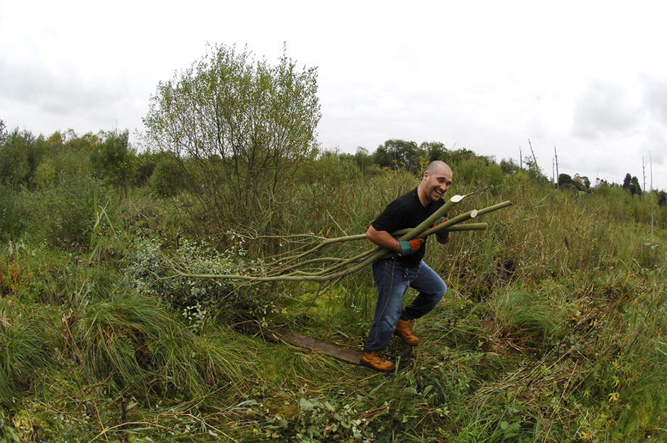 Mersey Basin Week partners' day at Wynbunbury Moss, Cheshire 2007.