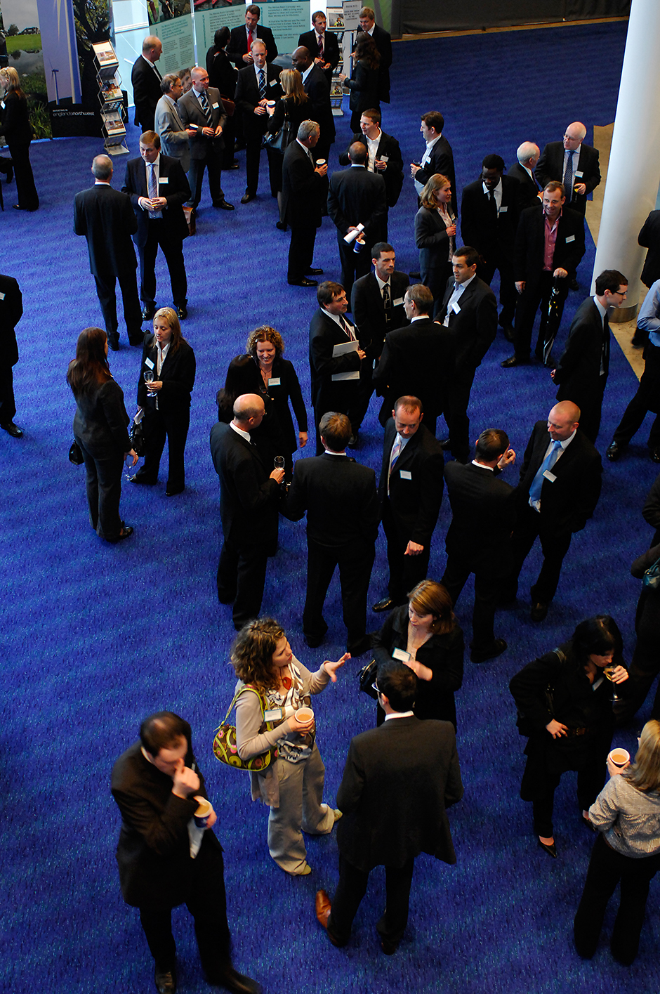 Networking at the Northwest Business Environment Awards.