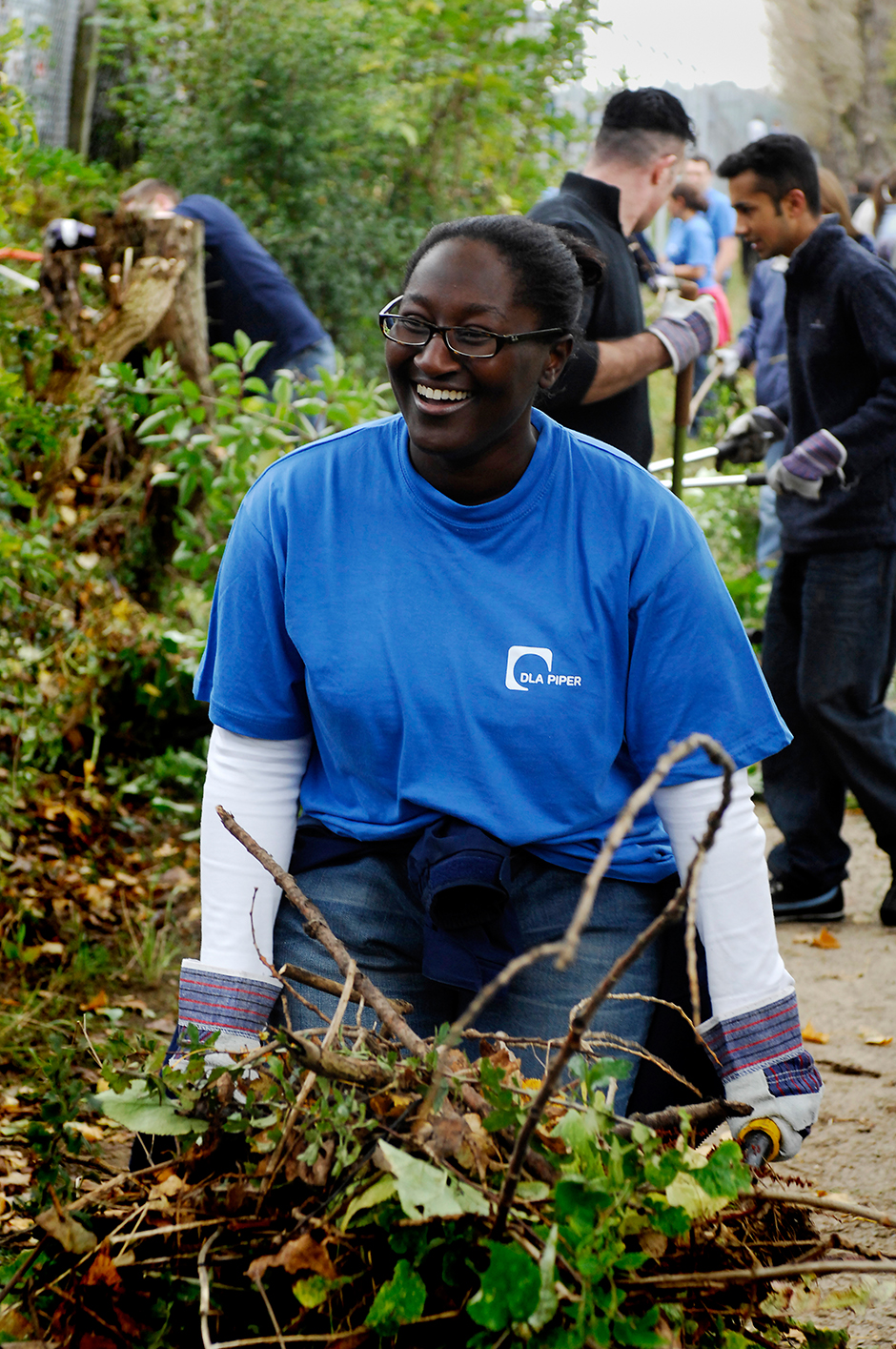 Partners' Day clean up Mersey Basin Week, 2007.