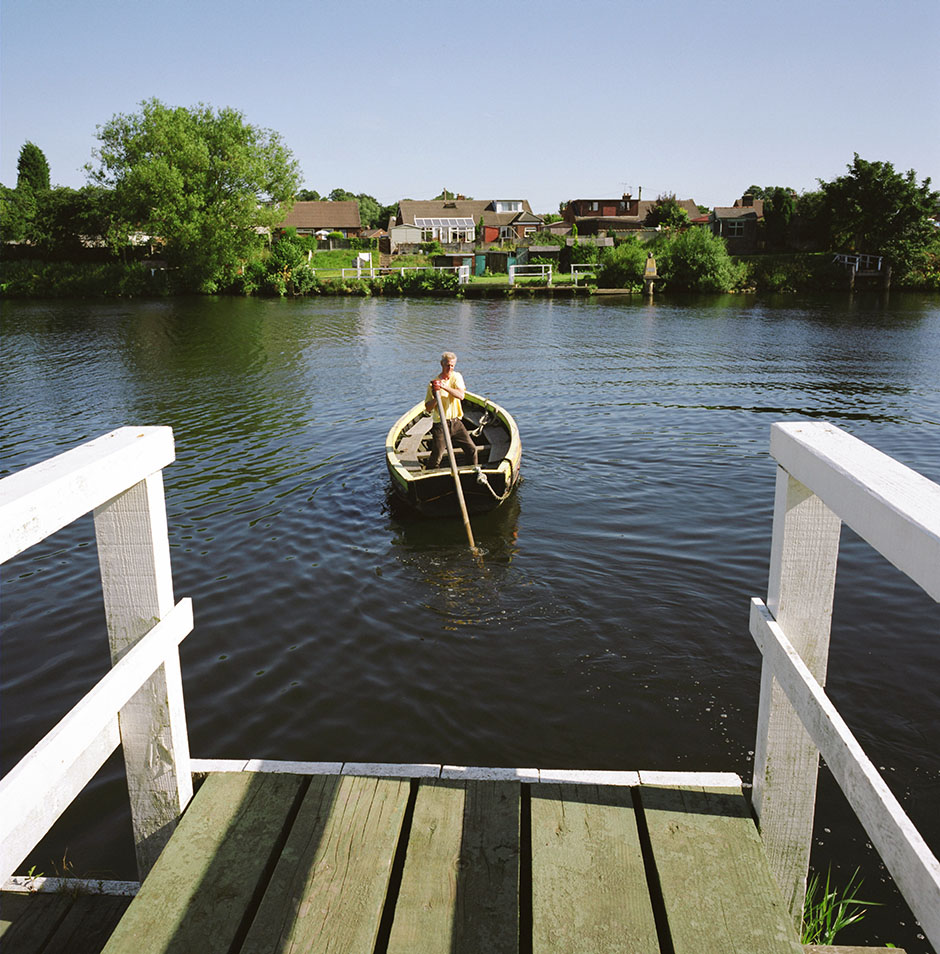Mersey Ferry, Latchford Village, Cheshire.